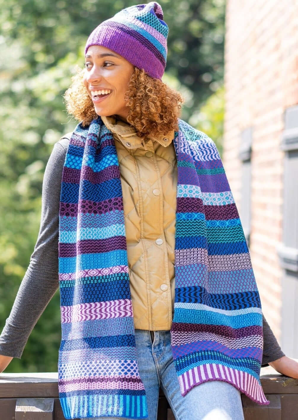 RASPBERRY Knitted Beanie Hat