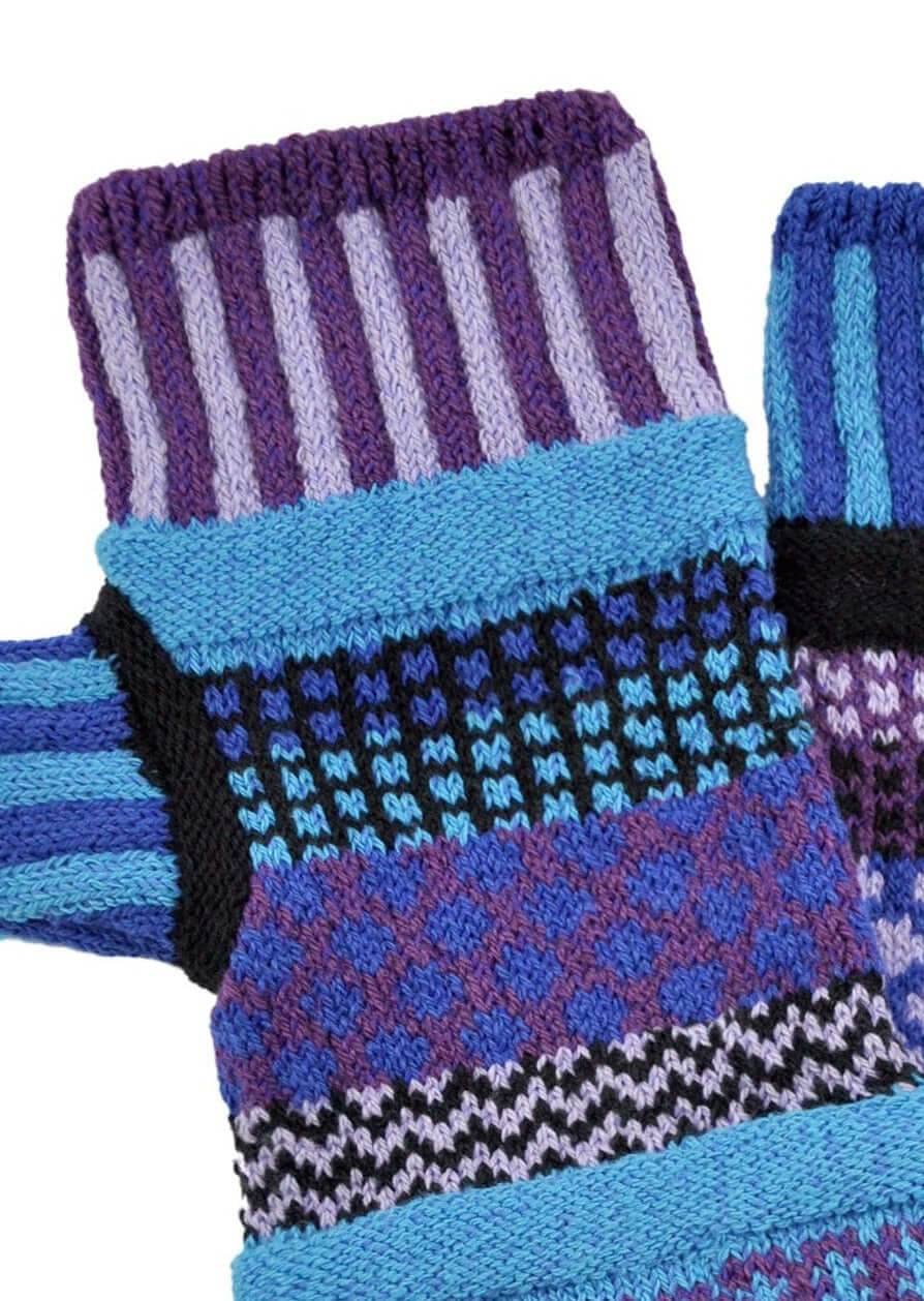 RASPBERRY Knitted Fingerless Gloves