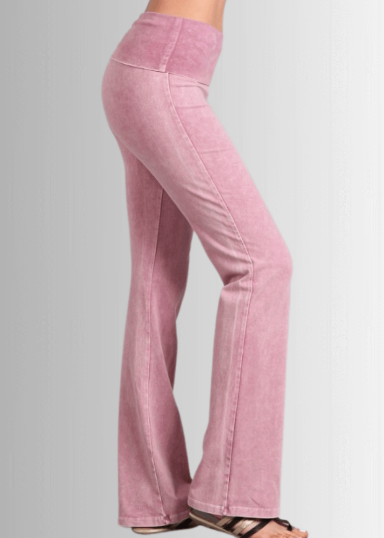 Bootcut Flare Mineral Washed Jeggings Made in USA