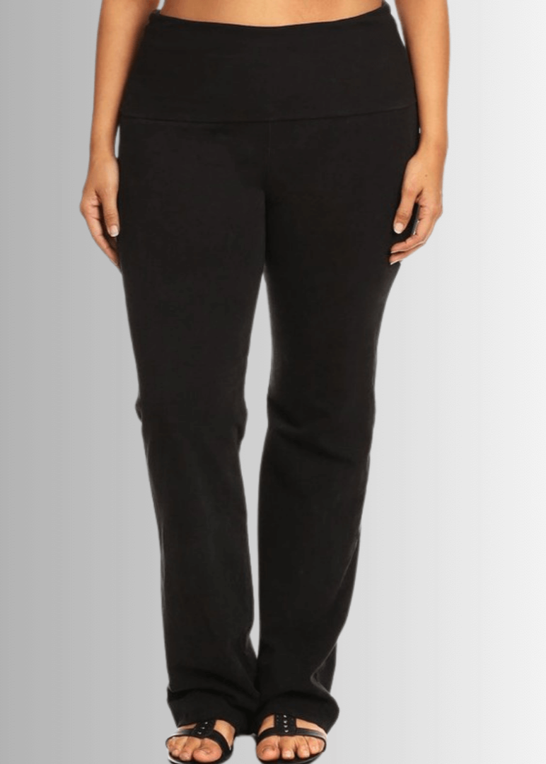 Bootcut Mineral Washed Jeggings in Plus Size