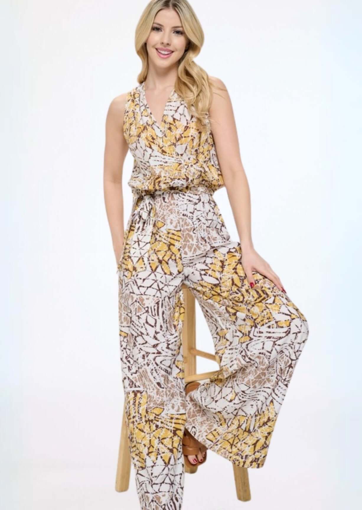 Be Unique Sleeveless Jumpsuit