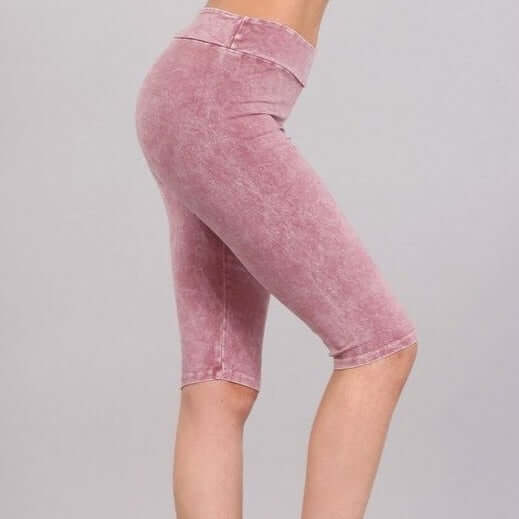 Ladies Longer Length Biker Shorts Made in USA