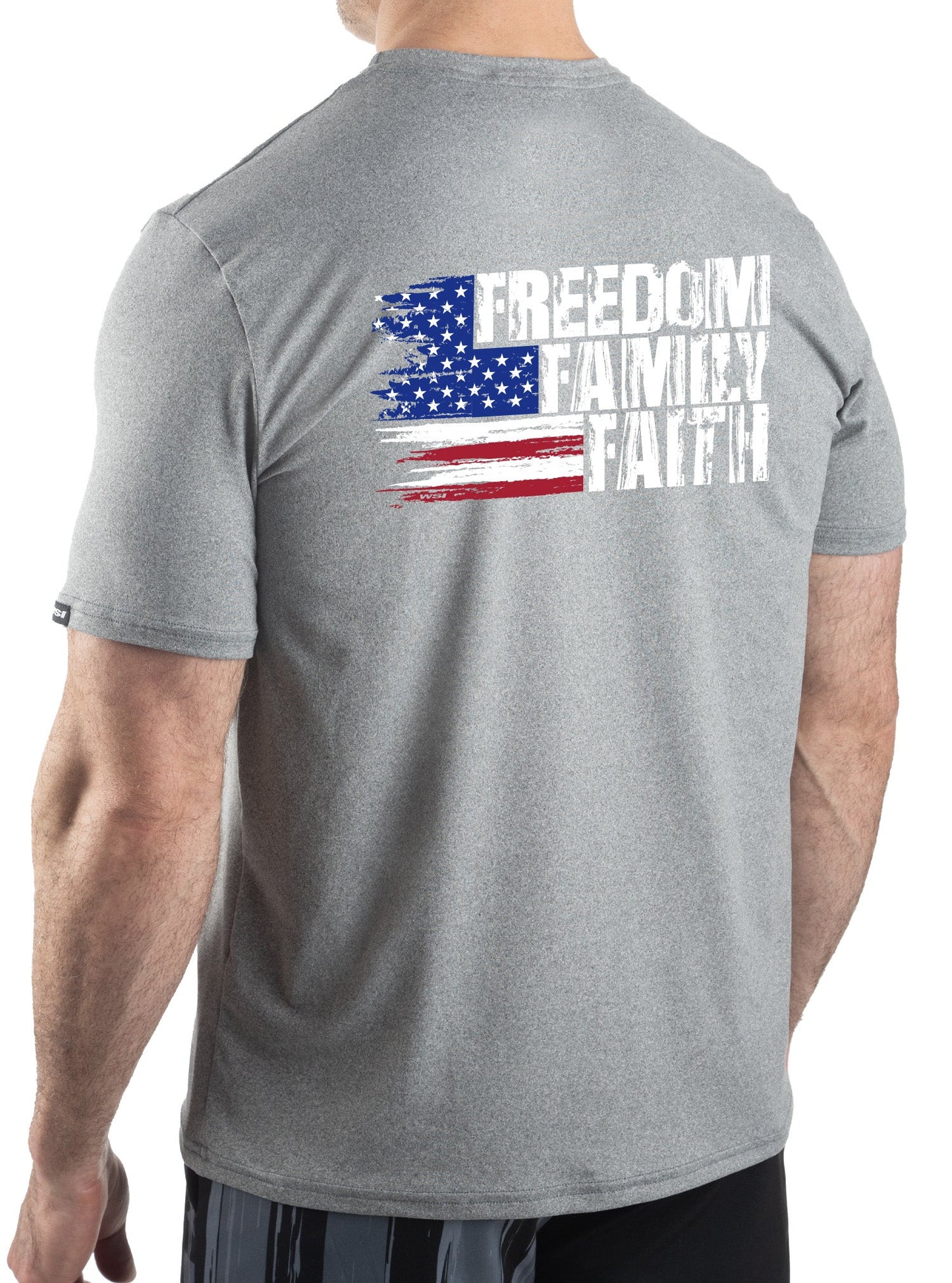 Freedom Faith Family SoftTECH™ Short Sleeve Tee