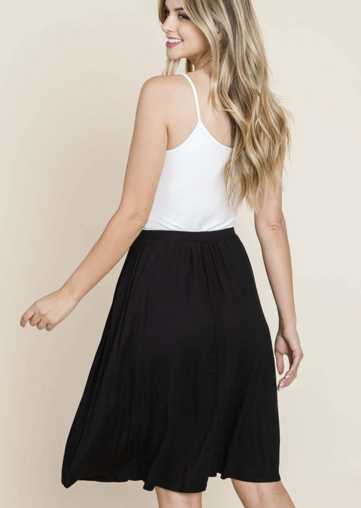 A Casual Fit Skirt Made in USA