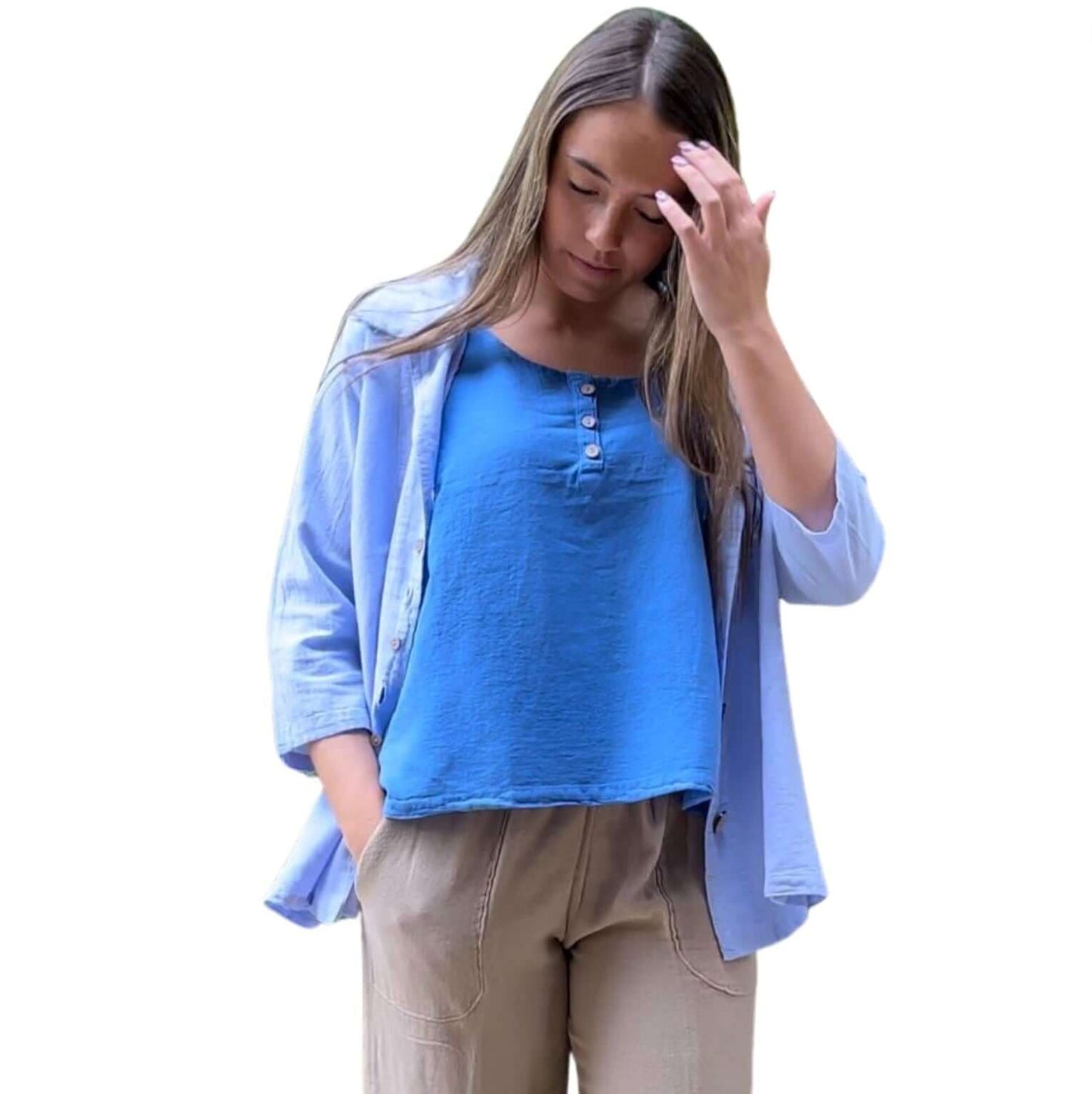 Cotton Wardrobe Essential Sleeveless Top