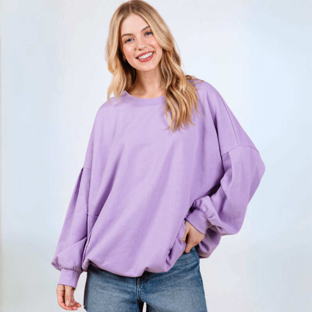 Cozy Convenient Pocket Sweatshirt Made in USA