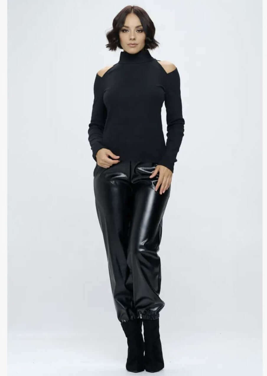 Date Night Cold Shoulder Sweater