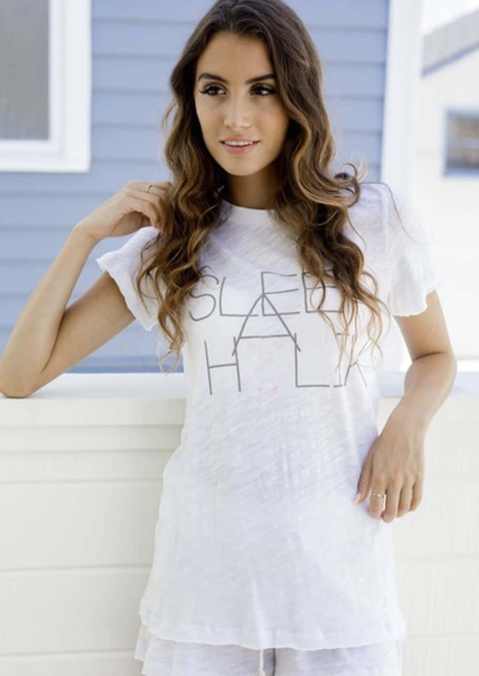 Sleepaholik Thin Line Logo Tee