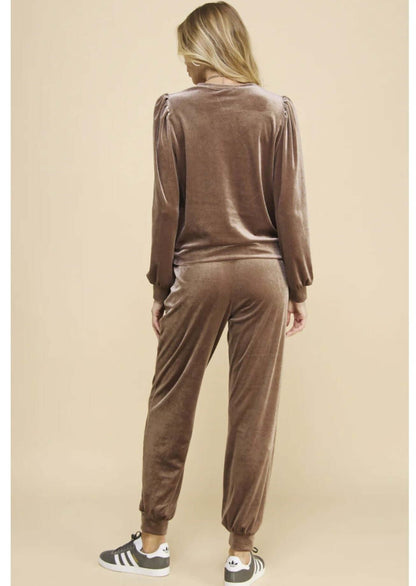 Glam Velour Track Suit