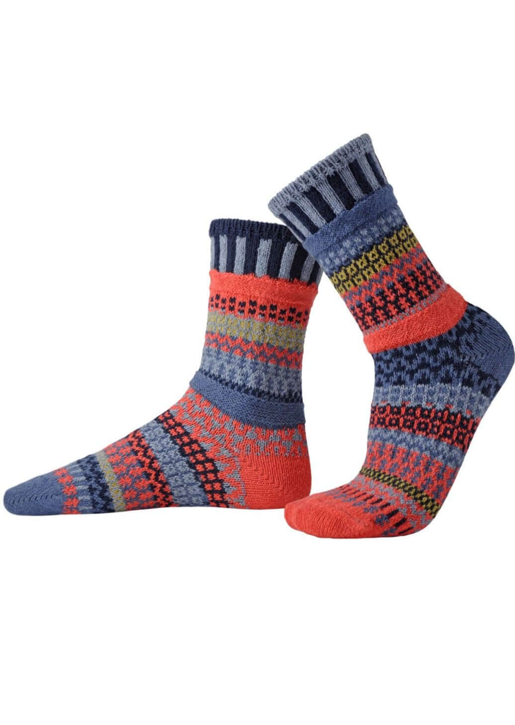 Masala Knitted Crew Socks Made in USA