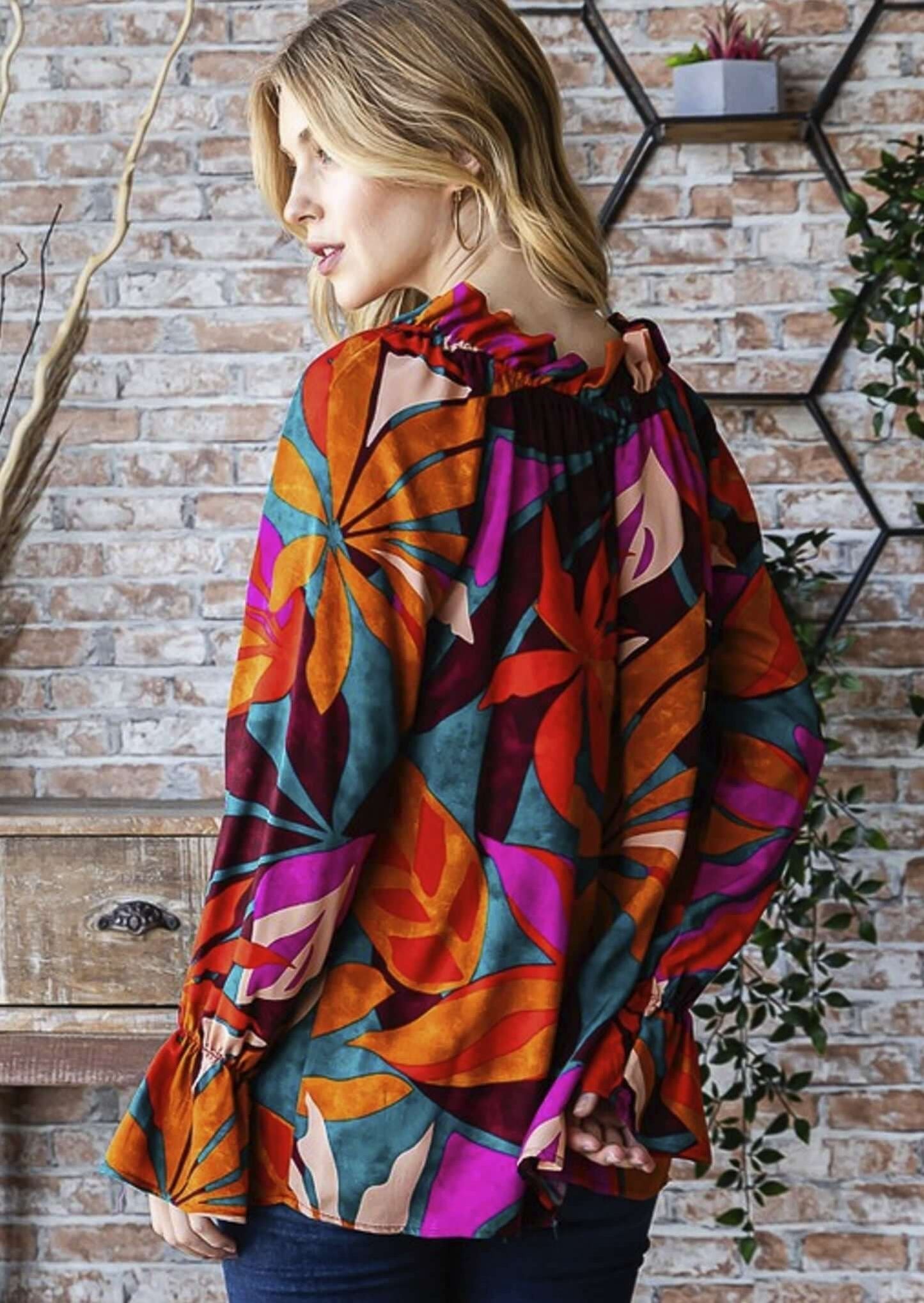 Fall in Paradise Versatile Top