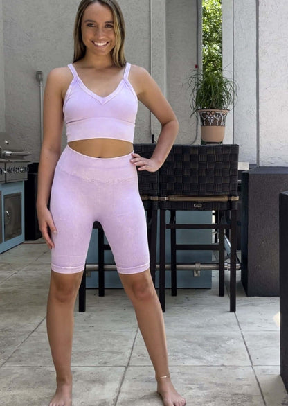 Nikibiki Ribbed V-Neck Bra Top