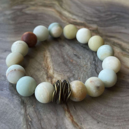Natural Stone Simple Stretch Bracelet