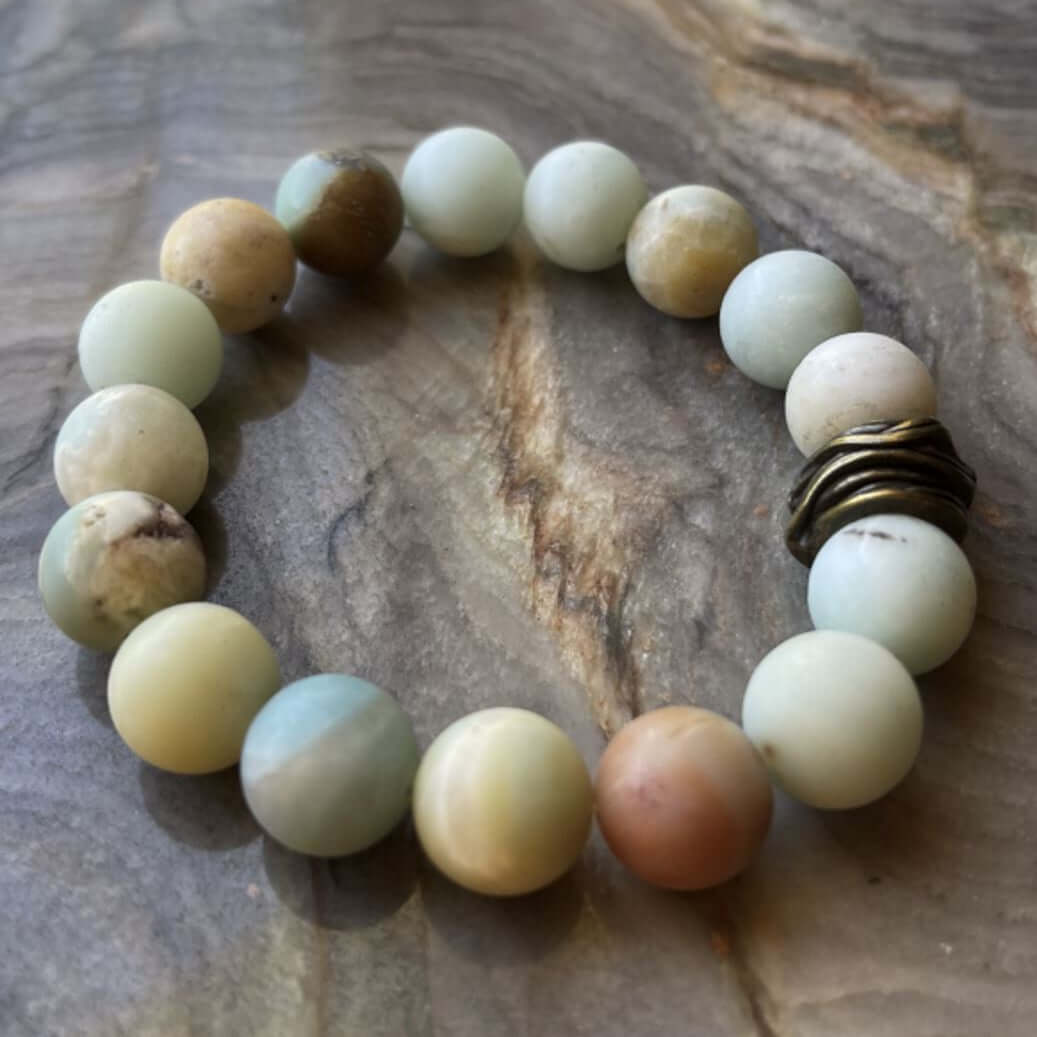 Natural Stone Simple Stretch Bracelet