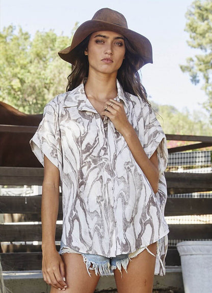 Our Favorite Versatile Button Down Top in Prints