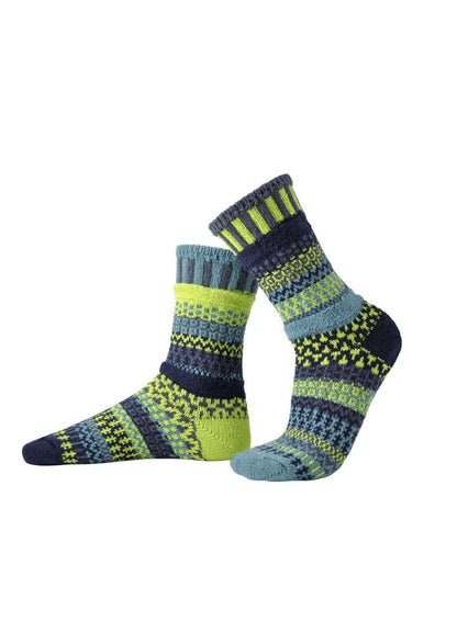LEMONGRASS Knitted Crew Socks Made in USA
