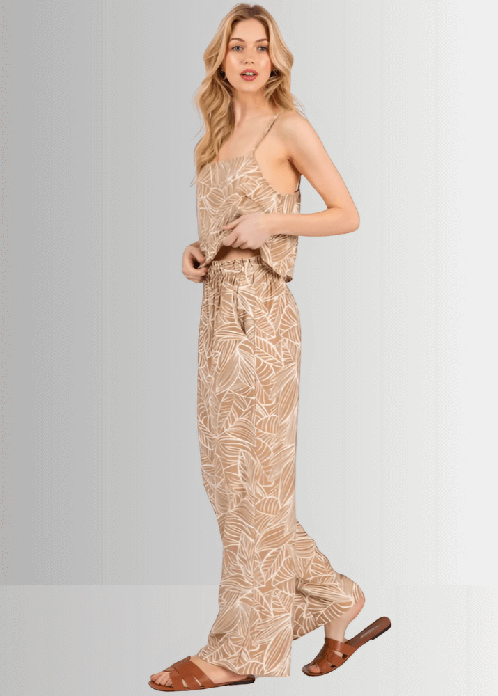 Breezy Tropical Cami Tank Top