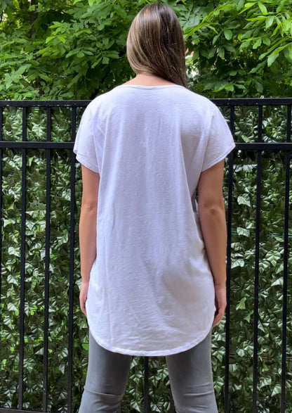 High Low V-Neck Super Comfy Tee