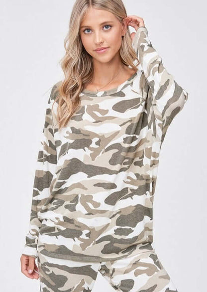 Cozy Camo Loungewear Set