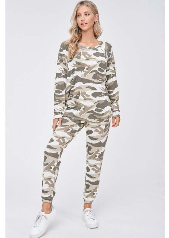 Cozy Camo Loungewear Set