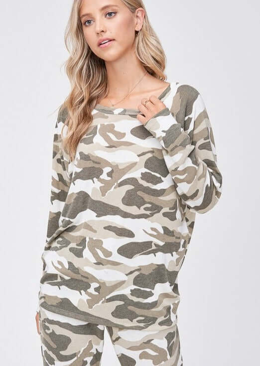 Cozy Camo Loungewear Set