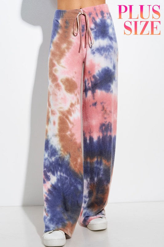 Pink Multi Tie Dye Lounge Set