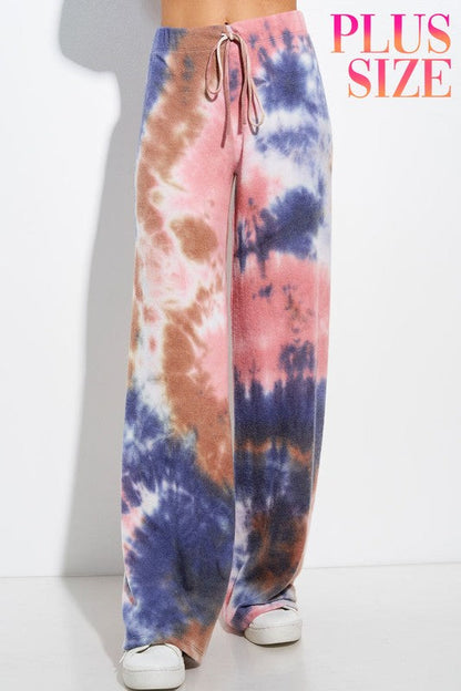 Pink Multi Tie Dye Lounge Set