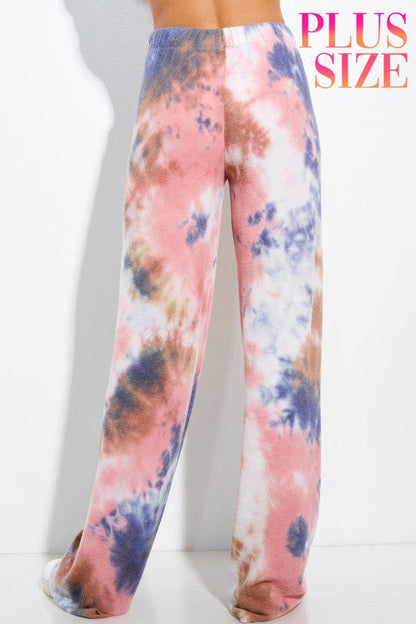 Pink Multi Tie Dye Lounge Set