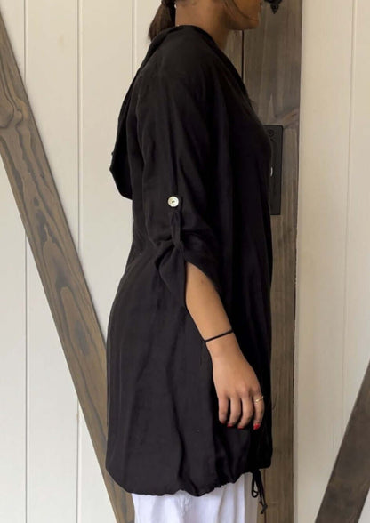 Linen Collection Our Favorite Button Down Spring Jacket Made in USA