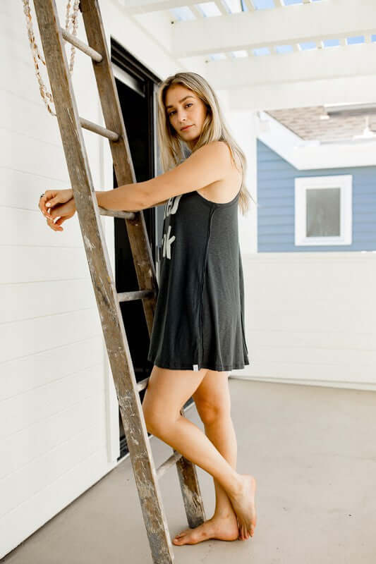 Sleepaholik Graffiti Super Soft Sleeper Tank Dress