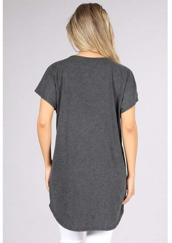 High Low V-Neck Super Comfy Tee