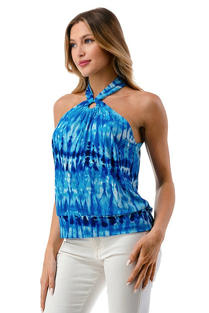 Oceans O-Ring Halter Neck Top