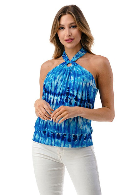 Oceans O-Ring Halter Neck Top