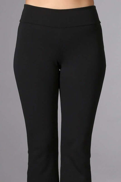 Ankle Stretch Pants with Slight Bell Flare