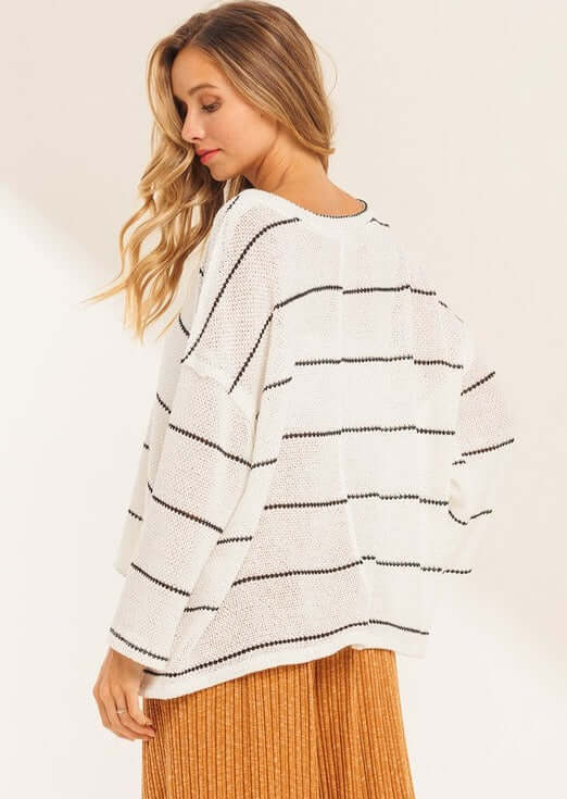 A Perfect Layering Sweater Top Made in USA