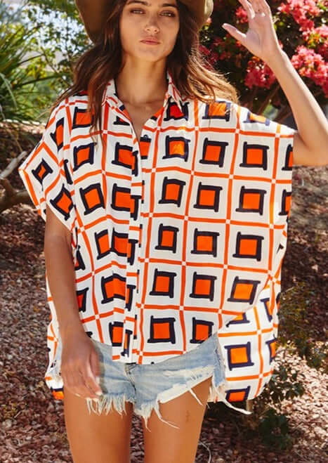 Our Favorite Versatile Button Down Top in Prints