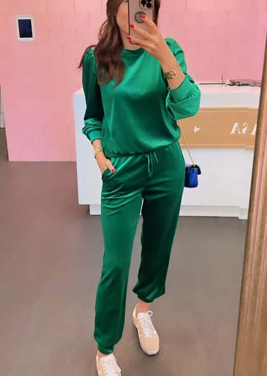 Glam Velour Track Suit