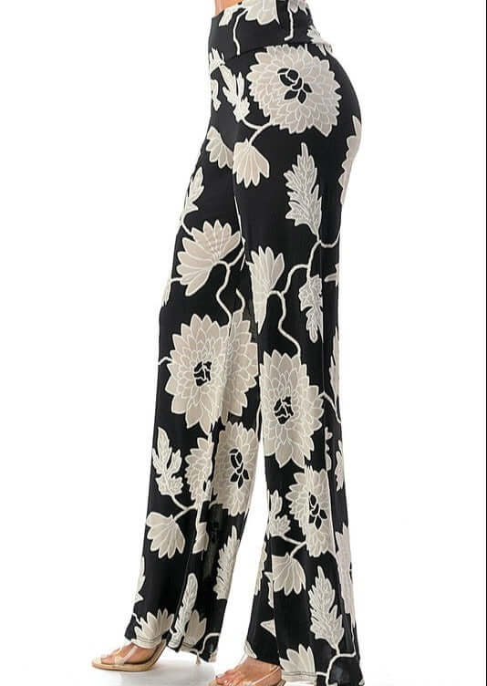 Forever Florals Flare Pants Made in USA