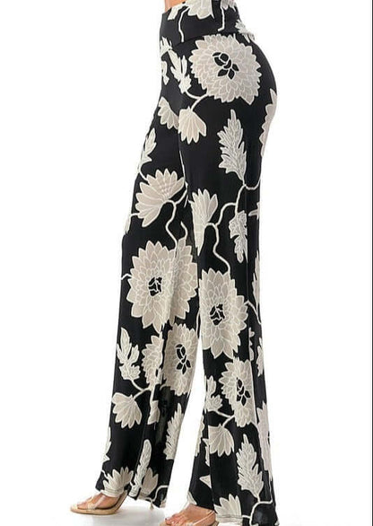 Forever Florals Flare Pants Made in USA