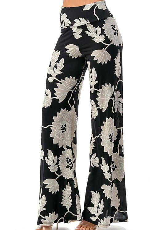 Forever Florals Flare Pants Made in USA