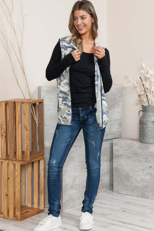 Lightweight Camo So Soft Vest Made in USA