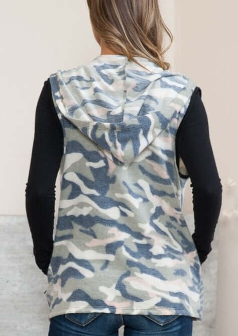 Lightweight Camo So Soft Vest Made in USA
