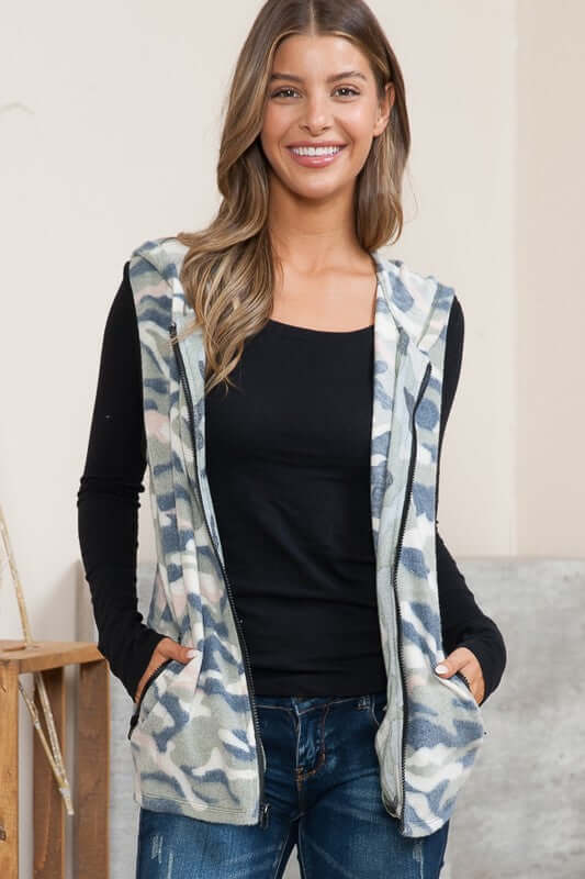 Lightweight Camo So Soft Vest Made in USA