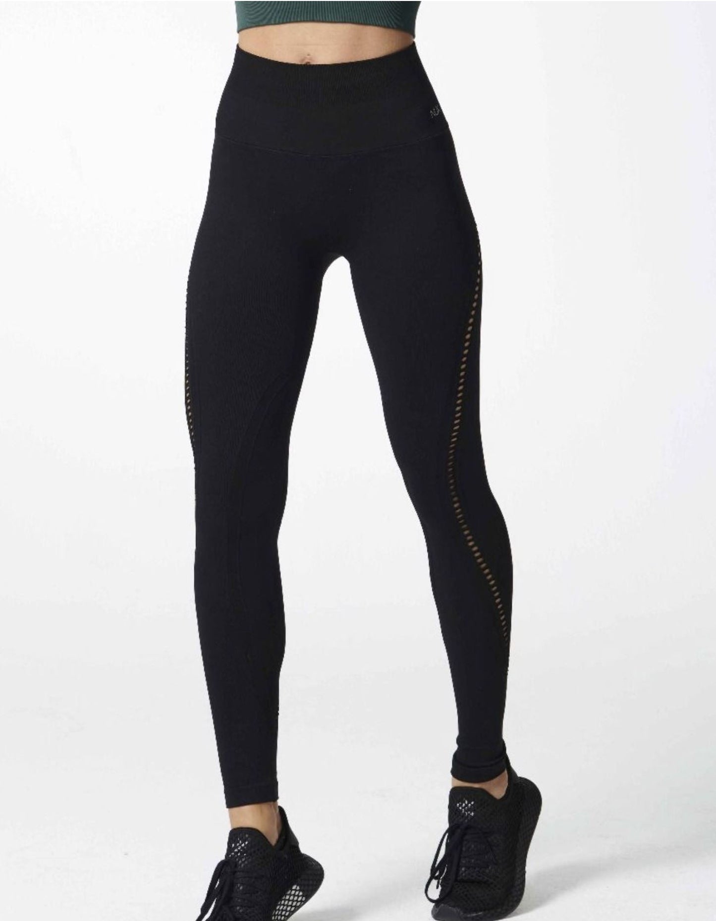 NUX Black Yoga Body Contour Legging Made in USA