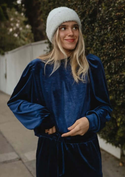 Glam Velour Track Suit