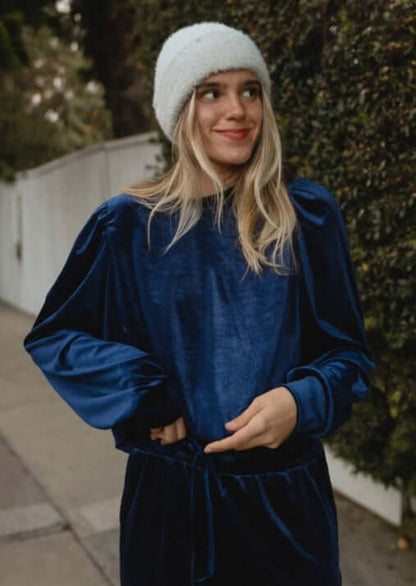 Glam Velour Track Suit