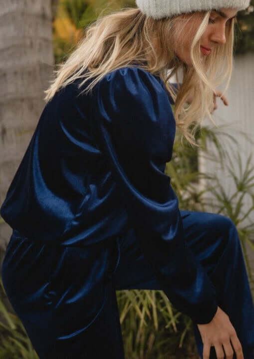 Glam Velour Track Suit