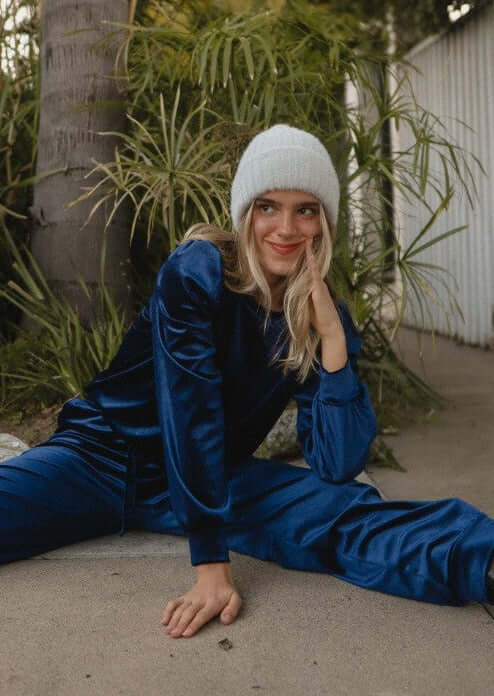 Glam Velour Track Suit