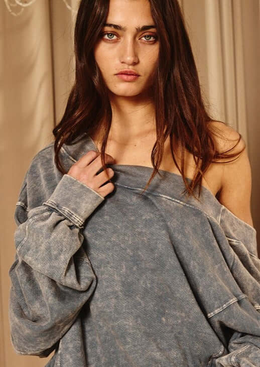 Reversible Twist Sweatshirt Made in USA