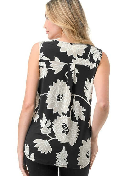 Forever Florals Surplice Top Made in USA